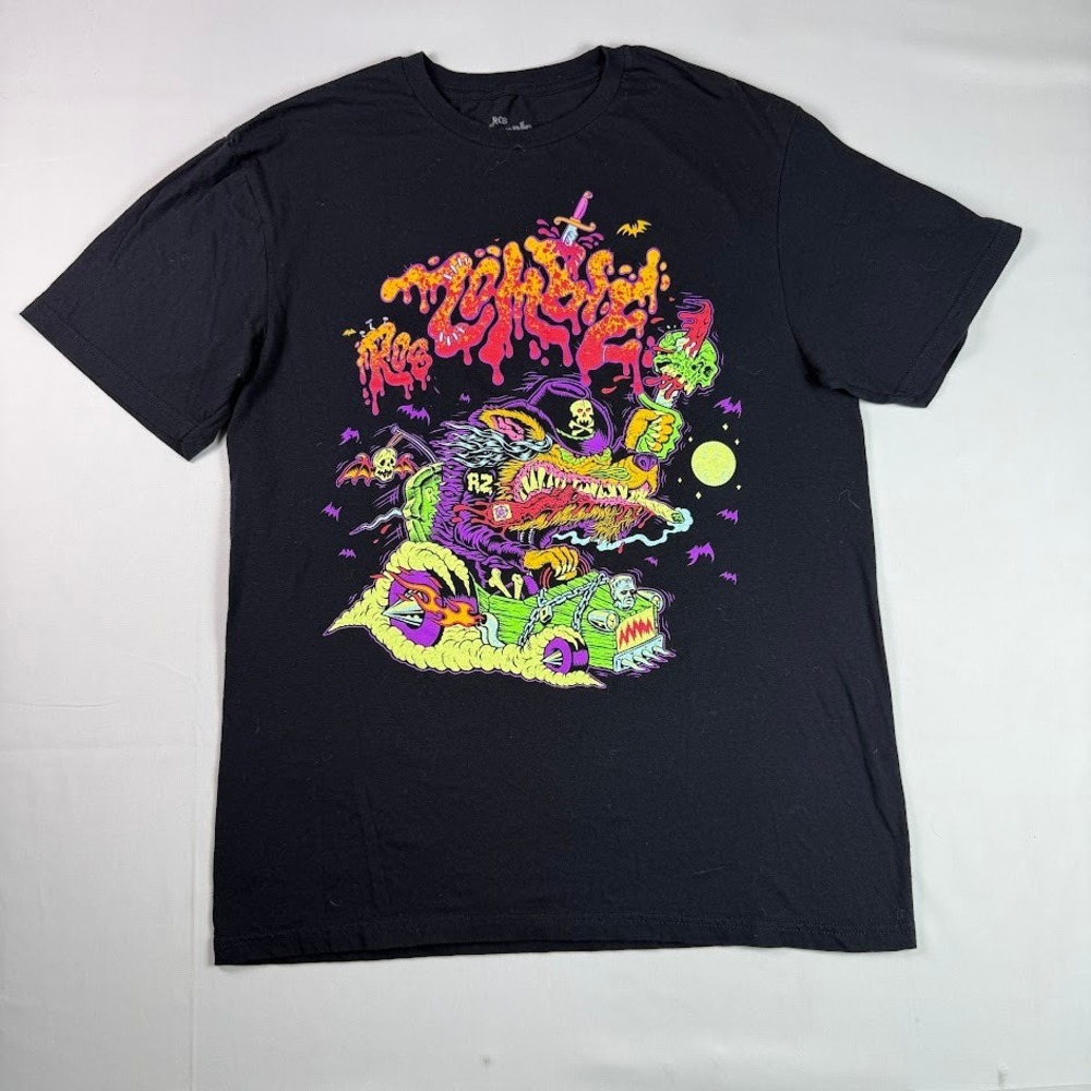 Rob Zombie Freaks on Parade 2024 Tour T-Shirt Black Medium Crush Kill Destroy